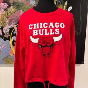 Chicago Bulls Crop Sweatshirt